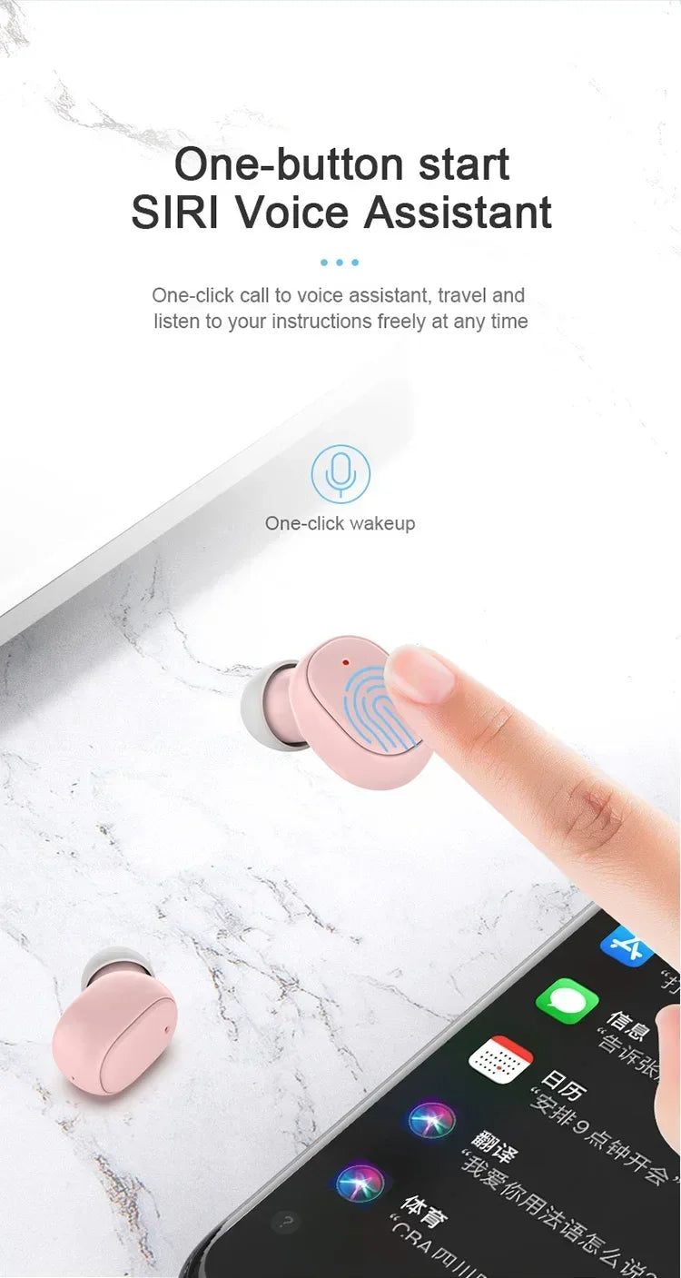 Original A6S TWS Headset Wireless Earphones Bluetooth Headphones Sport Stereo Fone Bluetooth Earbuds